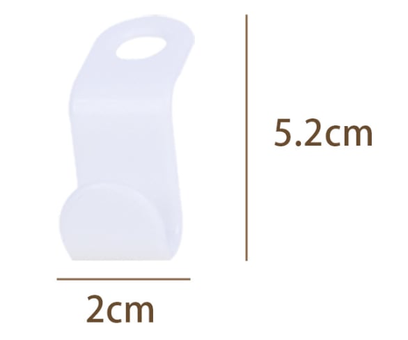 Haczyki łączące do wieszaków (10 szt.) - więcej miejsca w szafie