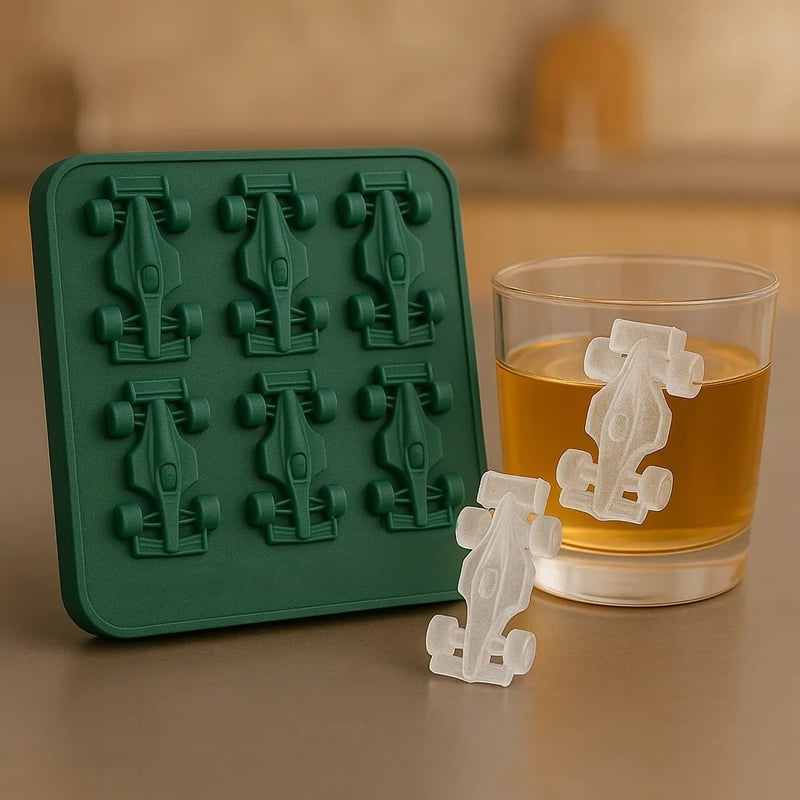 Forma do lodu F1 (zestaw 6 foremek 3D w kształcie bolidu)