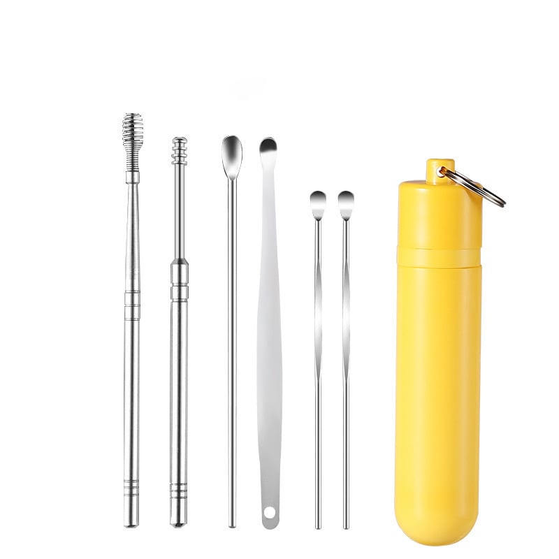 Zestaw do czyszczenia uszu 6 w 1 z etui