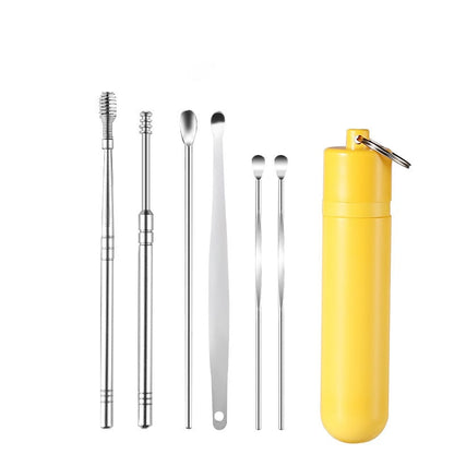 Zestaw do czyszczenia uszu 6 w 1 z etui