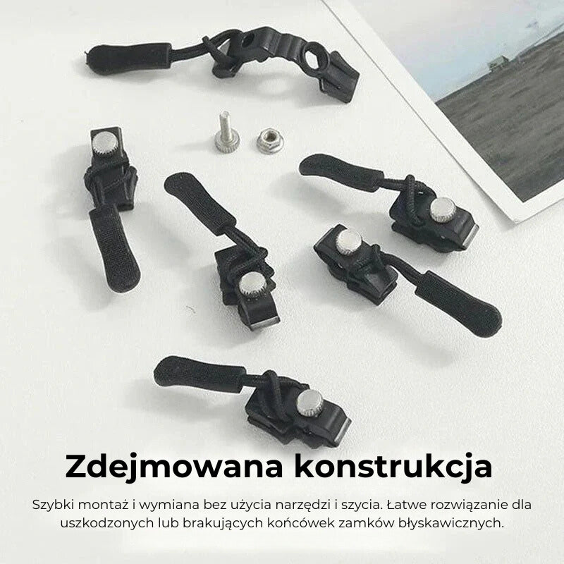 Zamki błyskawiczne (zestaw 6 sztuk)