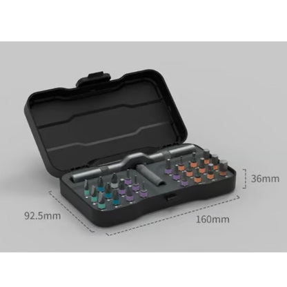 Kompaktowy zestaw wkrętaków 24 w 1