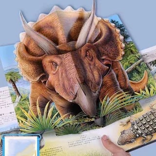 Encyklopedia 3D „Prehistoryka Dinozaury” 📙 Twarda oprawa