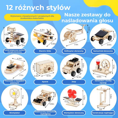 Zestaw konstrukcyjny do robotyki bez użycia narzędzi