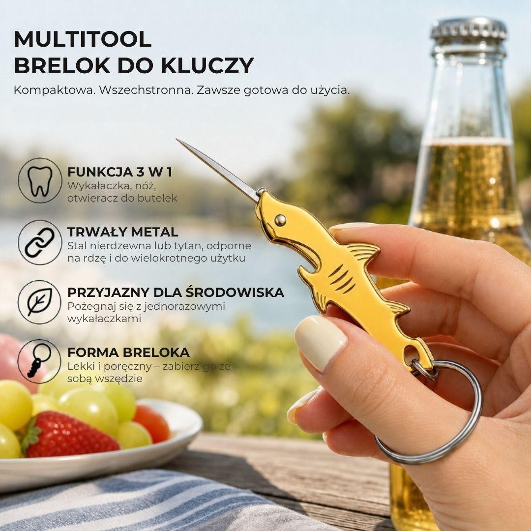 Multifunkcyjne narzędzie 3 w 1 „Rekin” do kluczy