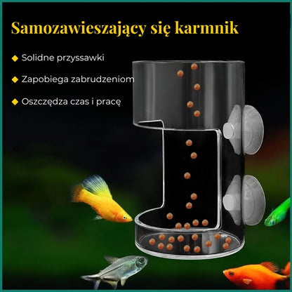 Karmnik do akwarium bez śmieci
