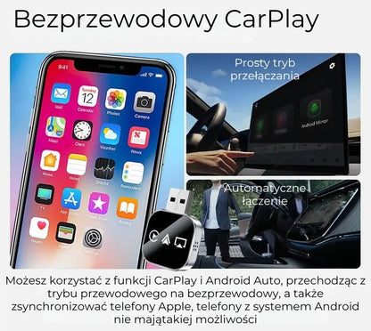 Bezprzewodowy Adapter Carplay V3 – Wyświetlanie Ekranu