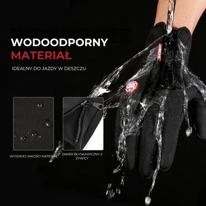 HeatGripX Termiczne, wiatroodporne rękawice antypoślizgowe na zimę