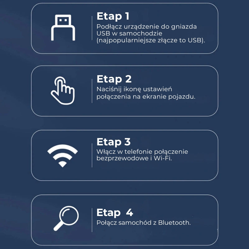 Mini Bezprzewodowy Adapter Carplay