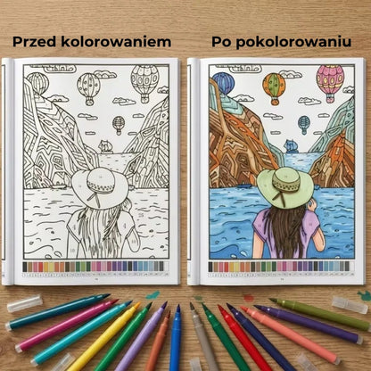 Kolorowanka „Koloruj według numerów” dla dorosłych