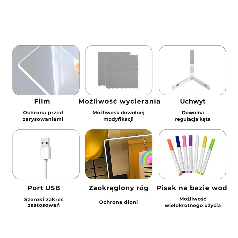 DoodleGlow™️LED Tablica do rysowania