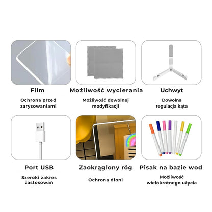 DoodleGlow™️LED Tablica do rysowania