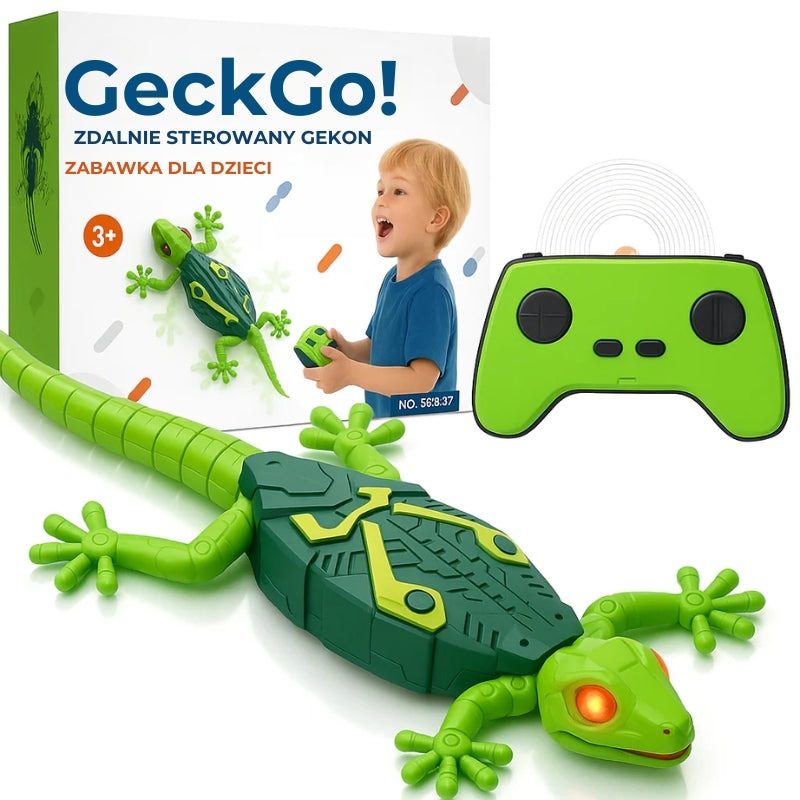 GeckGo!™️ – wspinająca się po ścianach jaszczurka RC