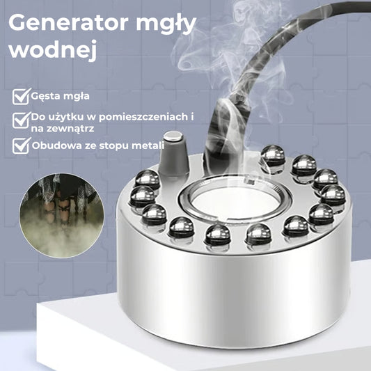 Ultradźwiękowy generator mgły wodnej (dekoracja i nawilżanie)