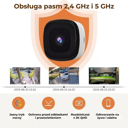 Kamera bezpieczeństwa HD o krystalicznie czystym obrazie