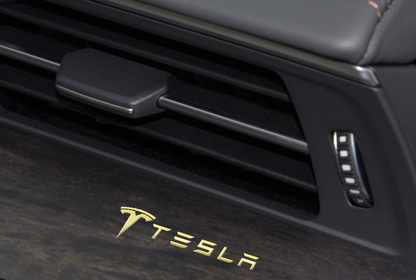 Metalowe naklejki samochodowe | zestaw 4 sztuk