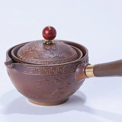 🔥 Obrotowy zaparzacz do herbaty 360° z ochroną przed rozlaniem