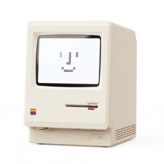 Retro Maclock Mini Mac Zegar