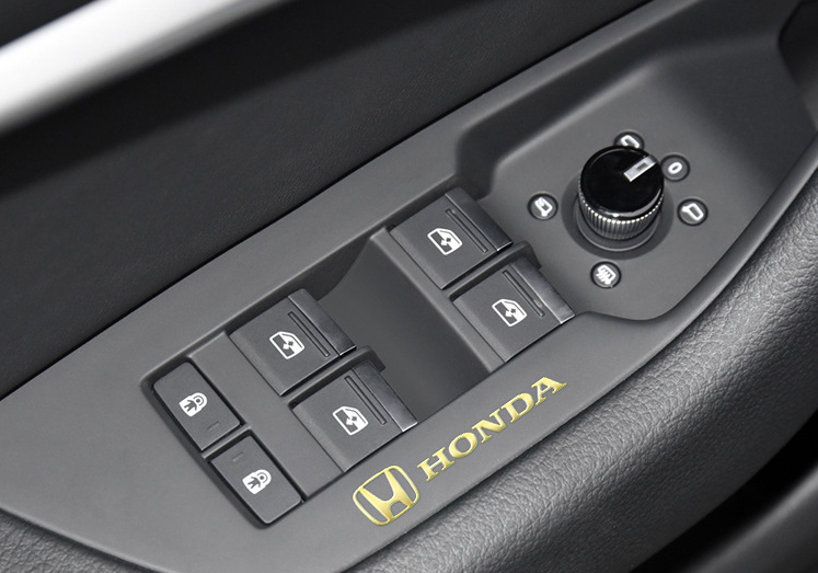 Metalowe naklejki samochodowe | zestaw 4 sztuk