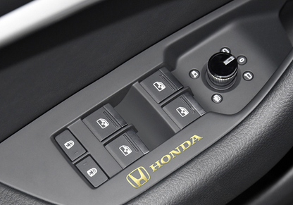 Metalowe naklejki samochodowe | zestaw 4 sztuk