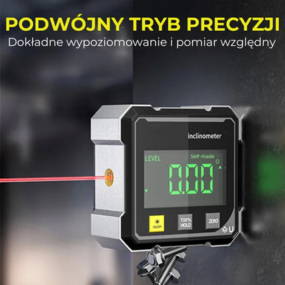 🔥 4-stronny magnetyczny kątomierz cyfrowy z laserem