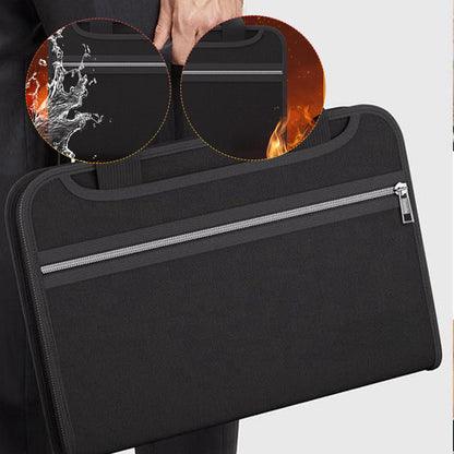 Duży, ognioodporny segregator A4 z uchwytem