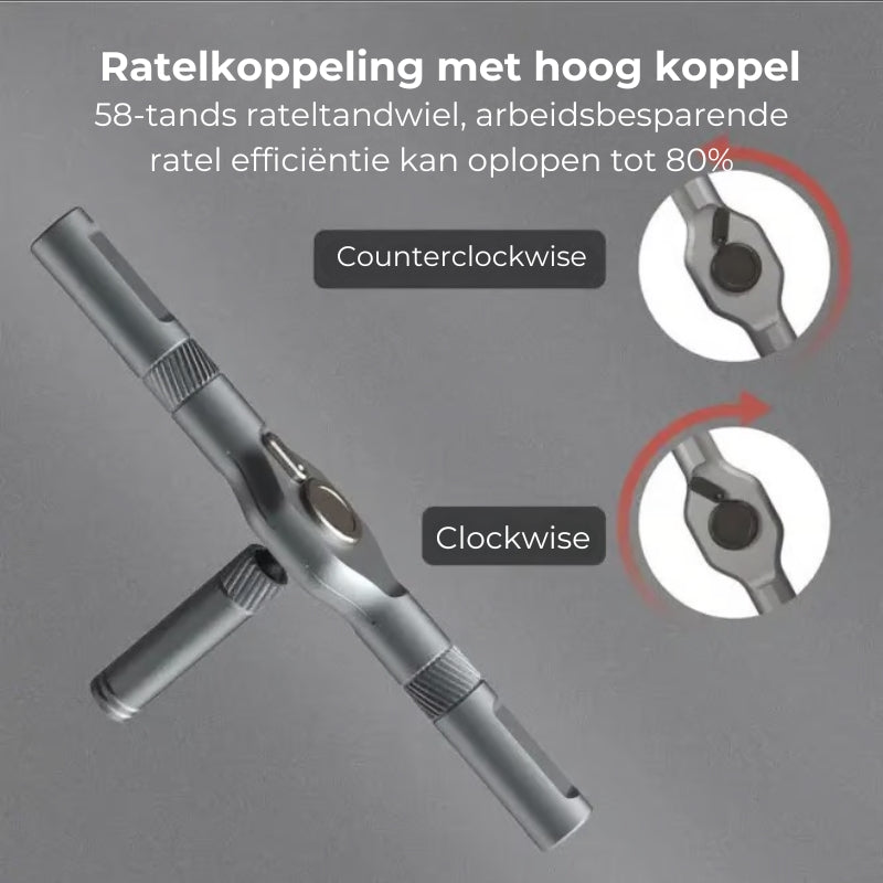 Kompaktowy zestaw wkrętaków 24 w 1