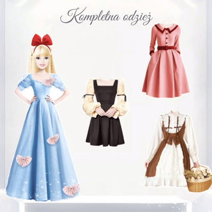 Magnetyczna książka z ubraniami dla księżniczek