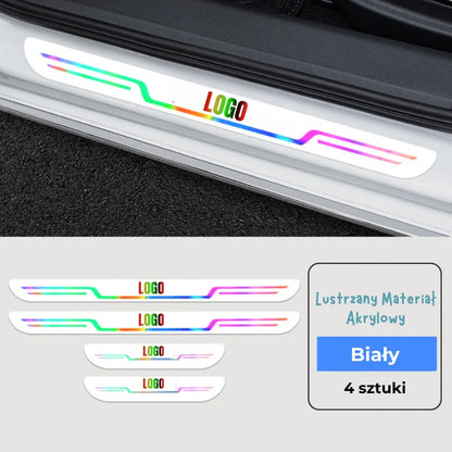 Akrylowe listwy progowe do samochodu (komplet 4 sztuk)