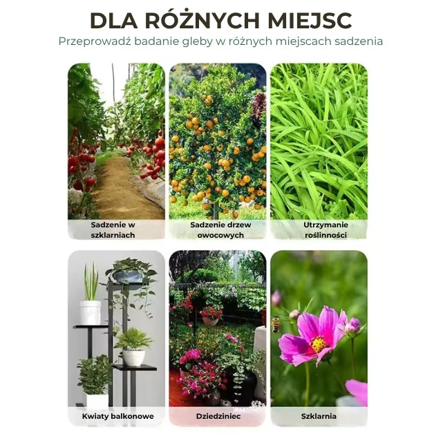 Tester gleby 3w1 do roślin