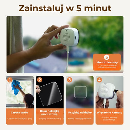 Kamera bezpieczeństwa HD o krystalicznie czystym obrazie