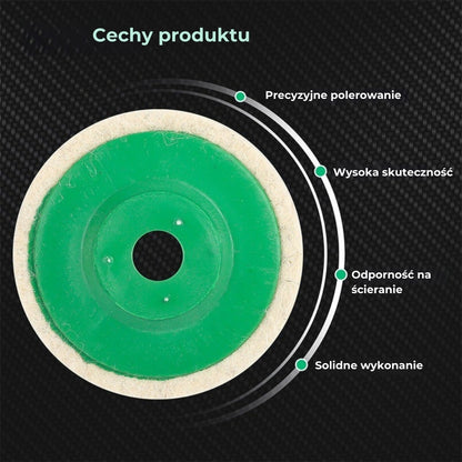 Filcowe tarcze polerskie precyzyjne (10 sztuk)