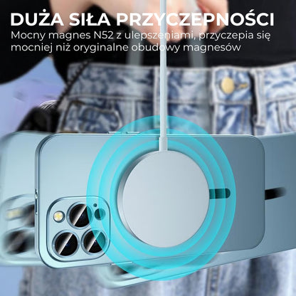 Aluminiowe magnetyczne etui MagSafe do iPhone'a