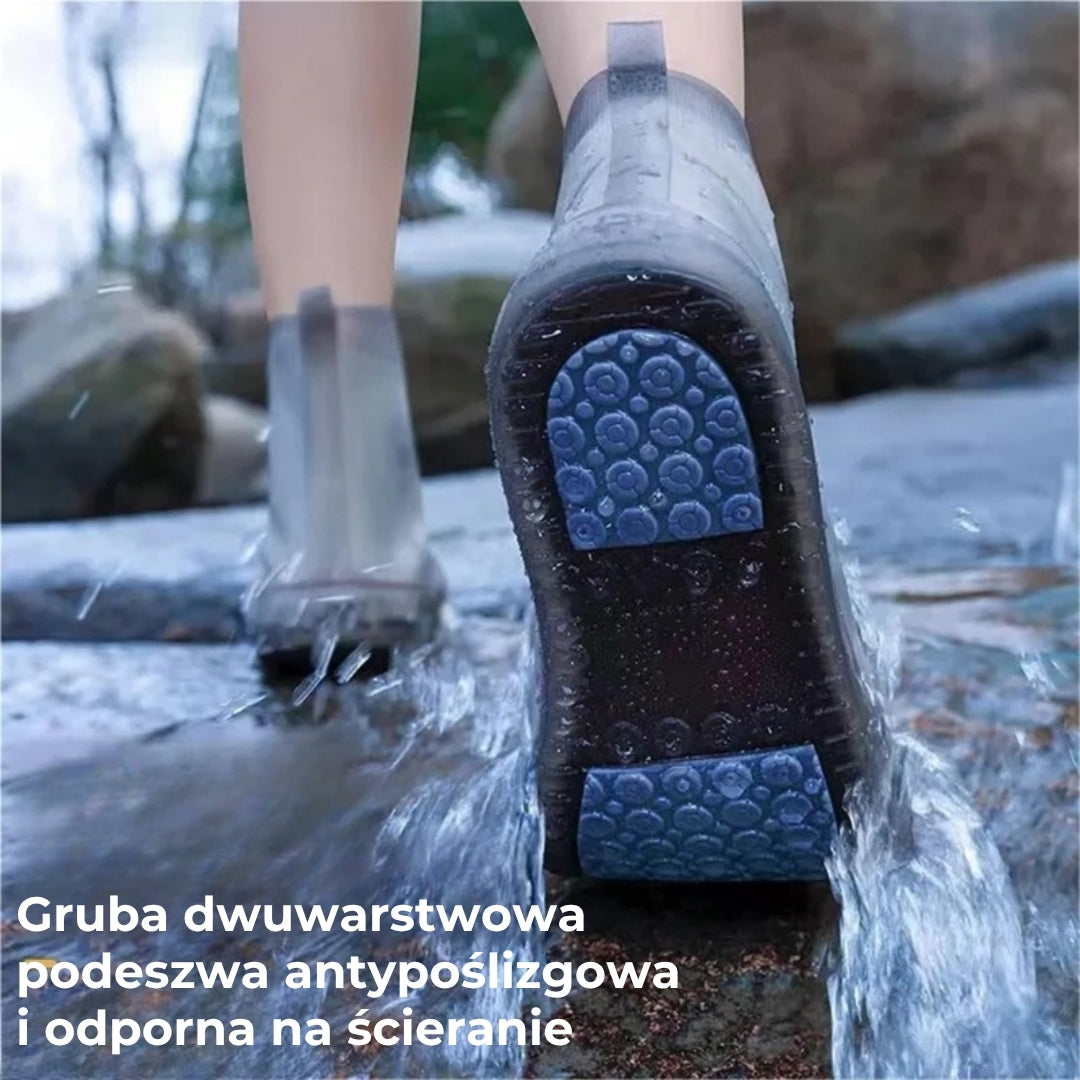 Wodoodporne silikonowe nakładki ochronne na buty