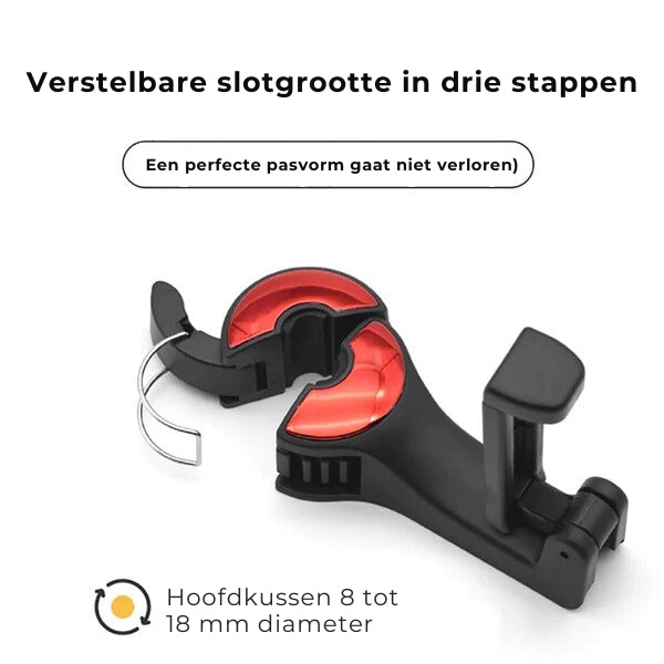 Hak samochodowy do zagłówka