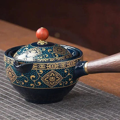 🔥 Obrotowy zaparzacz do herbaty 360° z ochroną przed rozlaniem