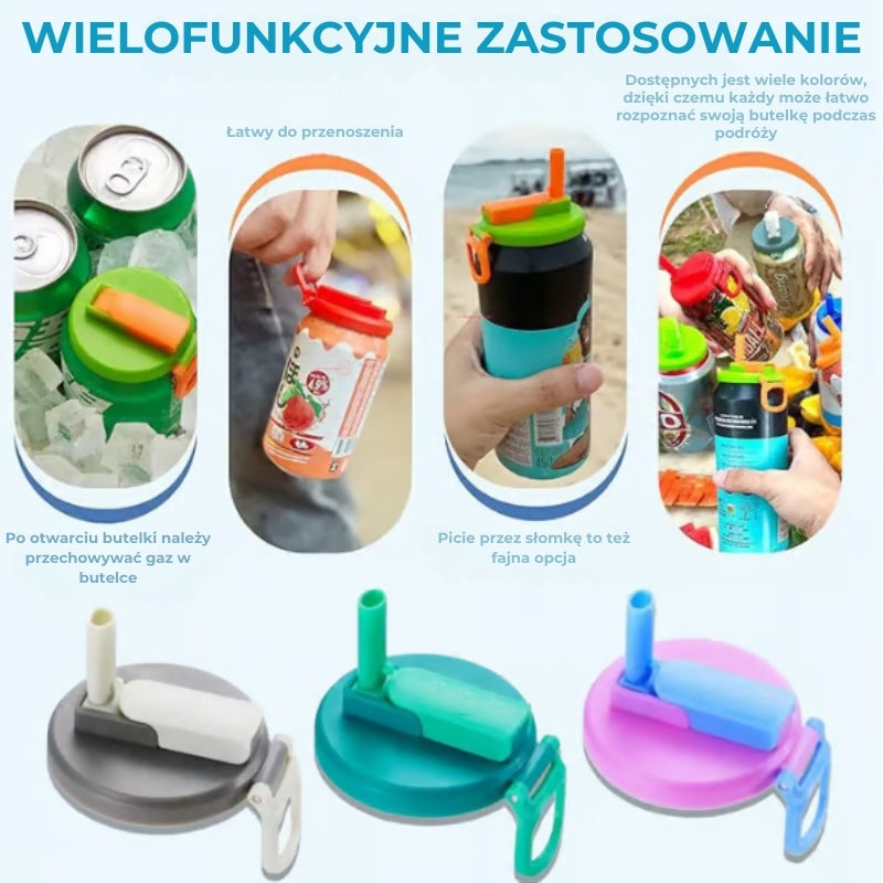 Zamknięte pokrywki do puszek po napojach – wielorazowe i szczelne