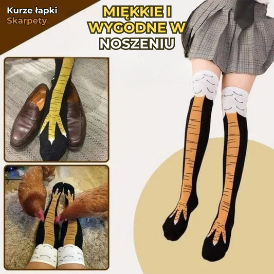 Skarpety z motywem kurczaka