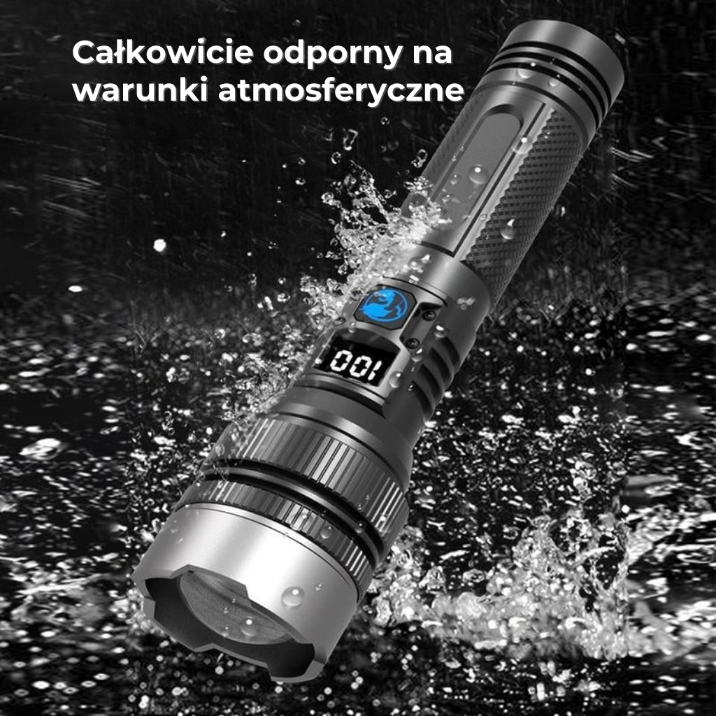 StormBeam | Teleskopowa latarka z powerbankiem