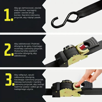 Automatyczne pasy mocujące KLASA PREMIUM