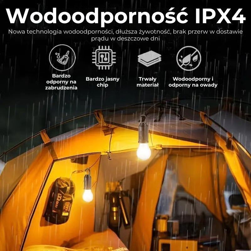 2025 Solar lampa zewnętrzna z haczykiem