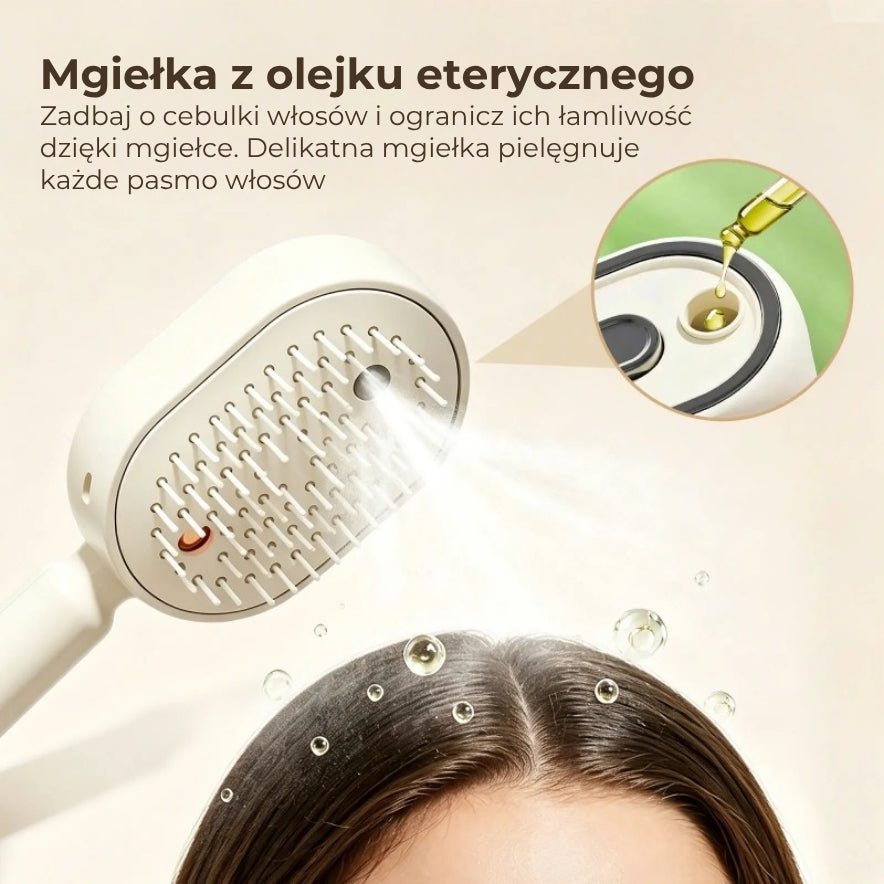 Szczotka spa 3 w 1 do skóry głowy