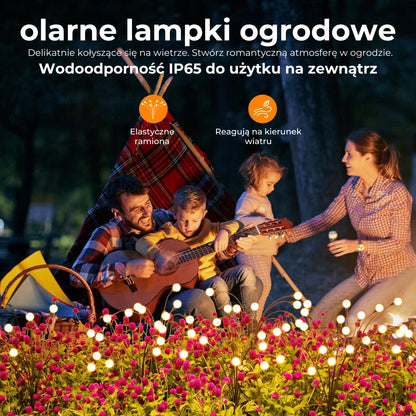 Solarne lampki ogrodowe „Świetliki”