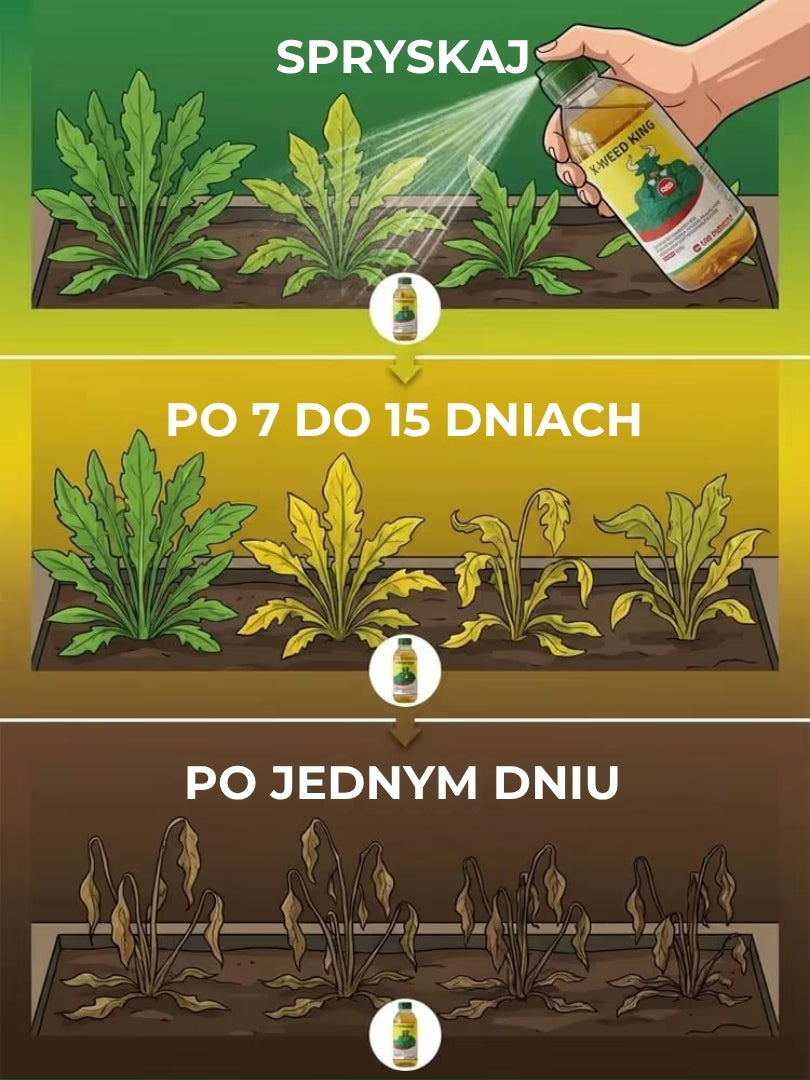 Środek do zwalczania chwastów 2 w 1