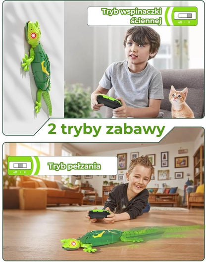 GeckGo!™️ – wspinająca się po ścianach jaszczurka RC