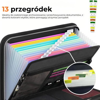 Duży, ognioodporny segregator A4 z uchwytem