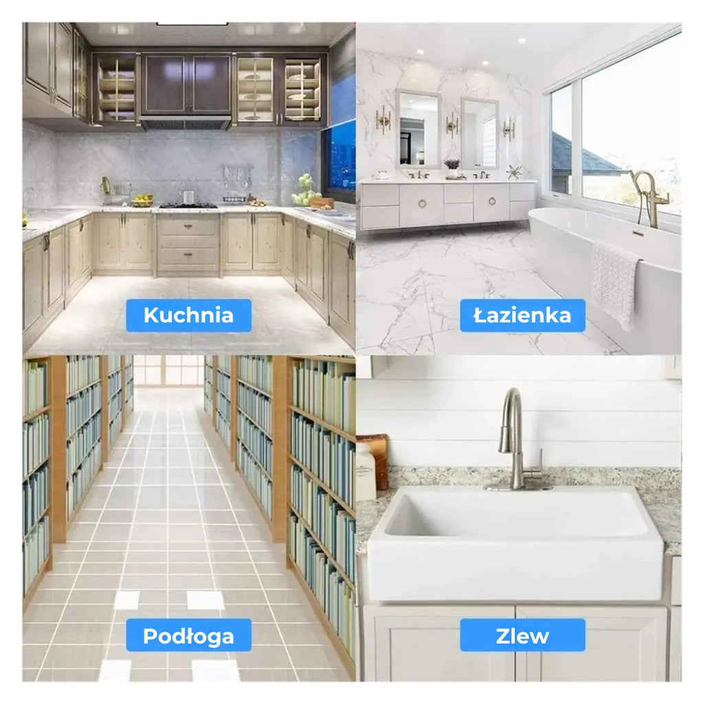 🔥 Narzędzie 3 w 1 do silikonu i fug, zestaw uniwersalny