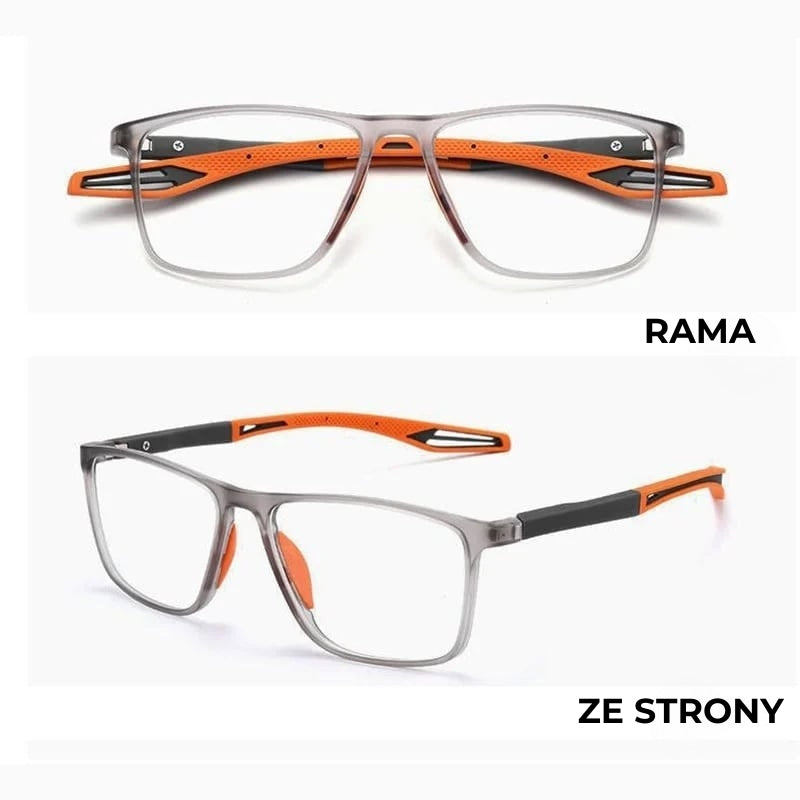 👓️ Dwuogniskowe, ultralekkie okulary z niebieskim światłem - model sportowy