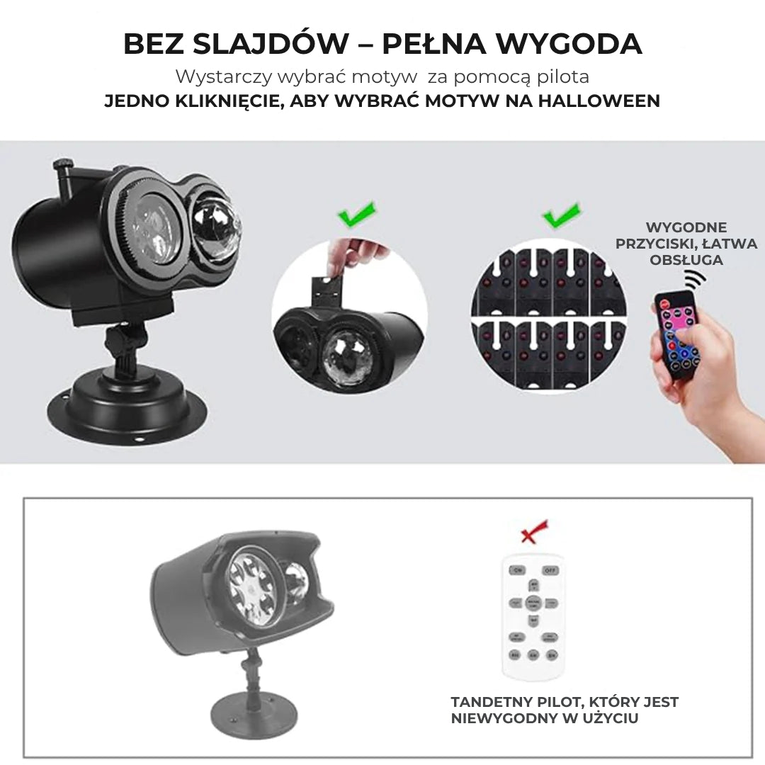 Projektor na Halloween – 10 wyjątkowych wzorów w jakości HD