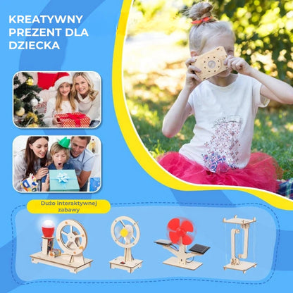 Zestaw konstrukcyjny do robotyki bez użycia narzędzi